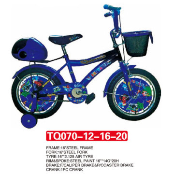 Enjoliveur de vélo bleu pour enfants